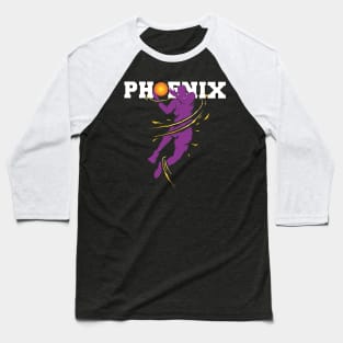 Phoenix Basketball Retro Sun Sports Valley of the Sun PHX Rally At The Valley Baseball T-Shirt